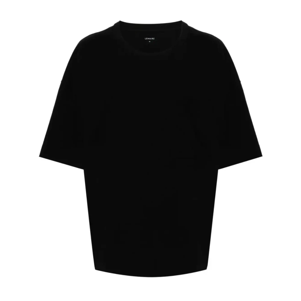 Lemaire Zwarte Boxy T-Shirt Black Heren