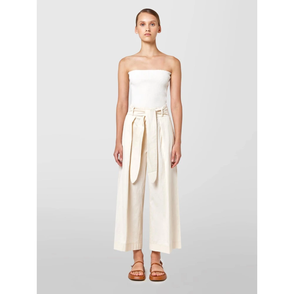 Alpha Studio Stijlvolle Broek Beige Dames