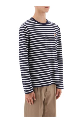 striped-fox-head-t-shirt