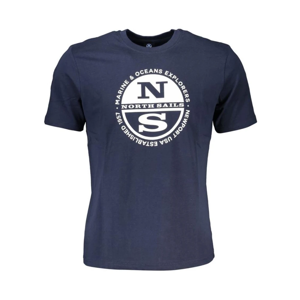 North Sails Graphic Tee - Male - T-Shirts - Blue - 2XL - Tops