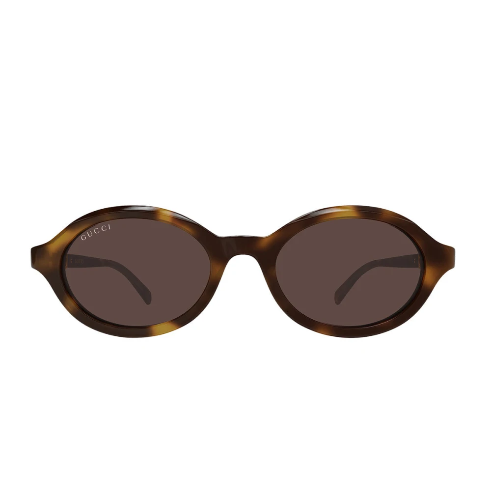 Gucci Brown Sunglasses, Female, 51 Mm, Oval Sunglasses