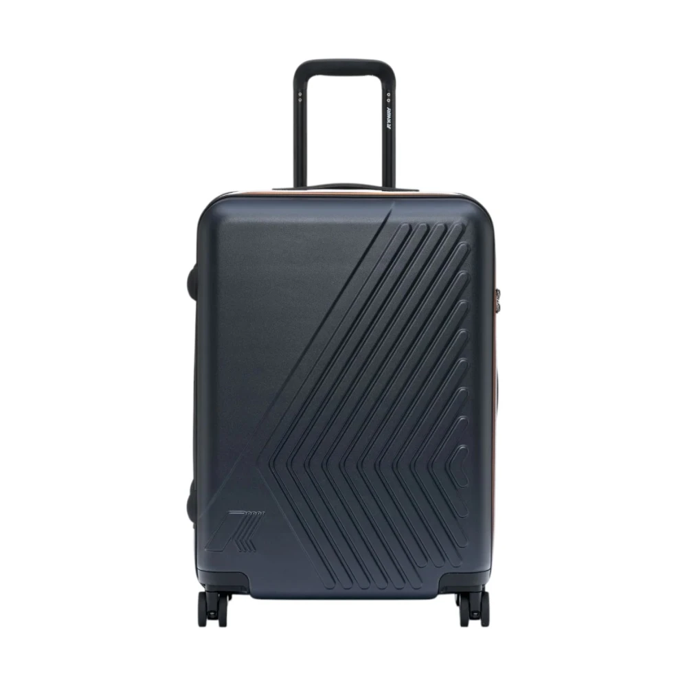 K-Way Unisex Blu Eudoxieur Logo - Trolley Borse Da Viaggio - Trolley Borse Da Viaggio - One Size - Immagine 3