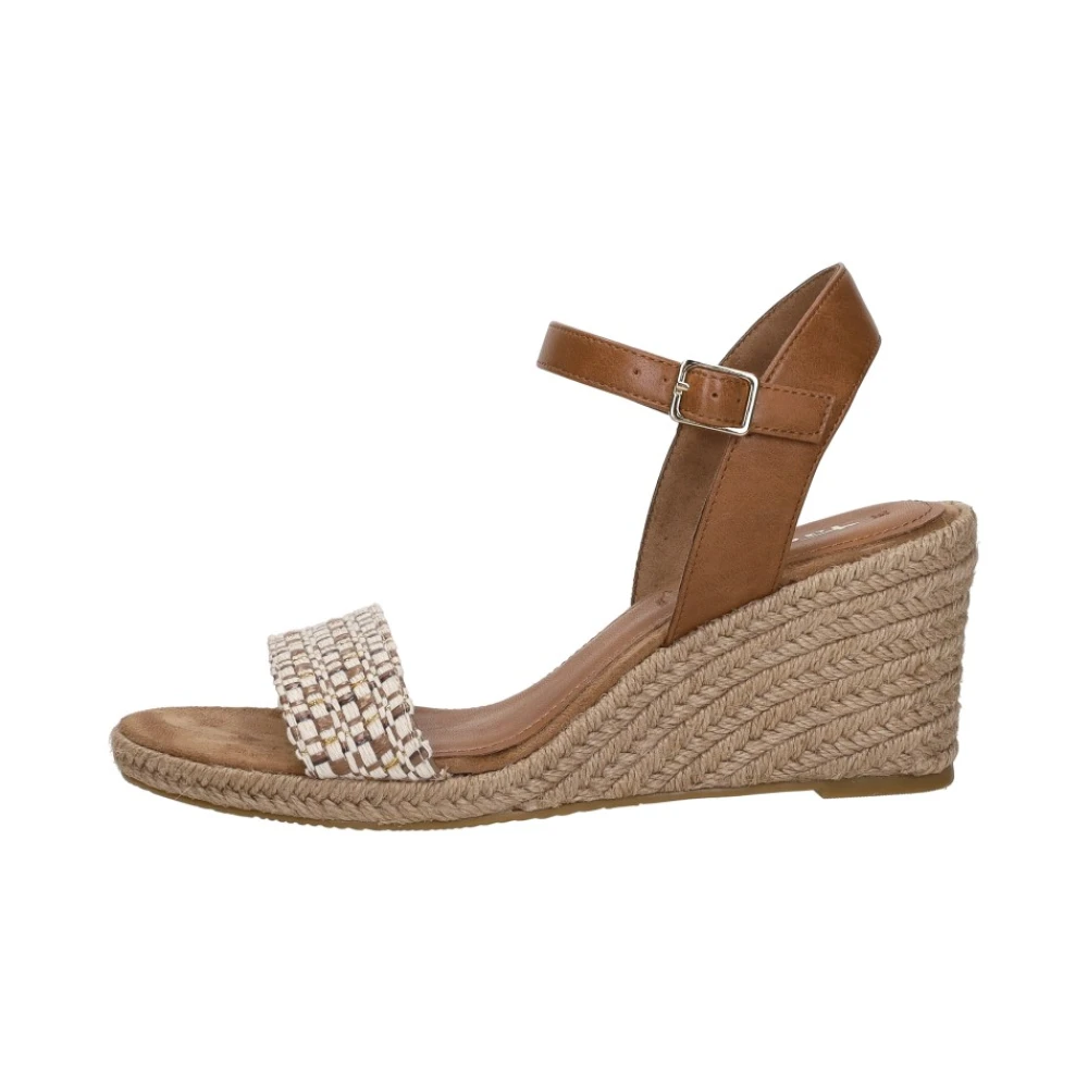 Tamaris Women's Brown Sandalen Touwzool - Wedges - 3 Uk - Shoes