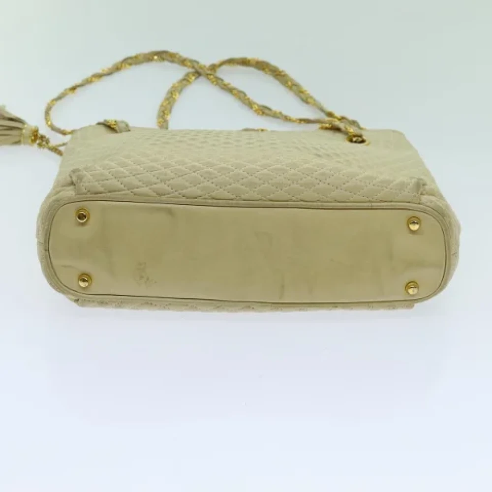 Bally Pre-owned Leather shoulder-bags Beige Dames