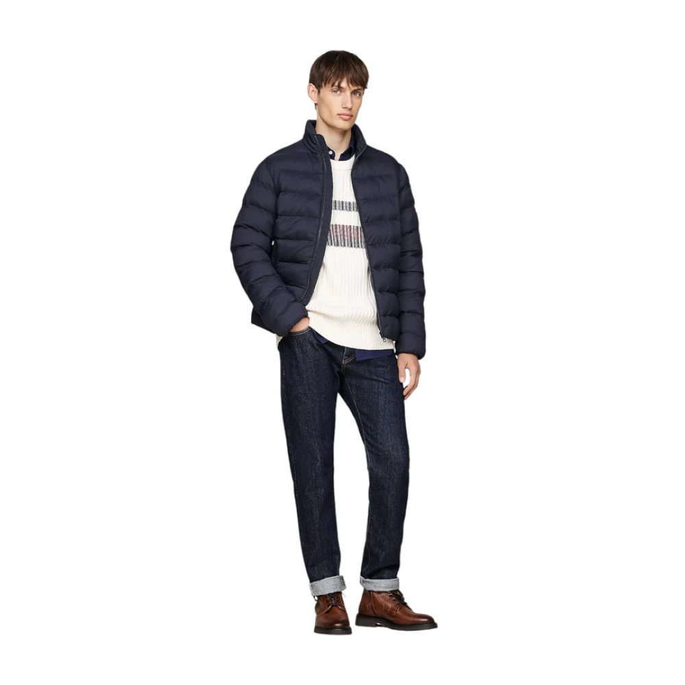 Tommy Hilfiger Korte Gewatteerde Jas Blue Heren