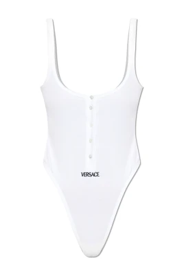 Ärmlös Bodysuit med Polokrage