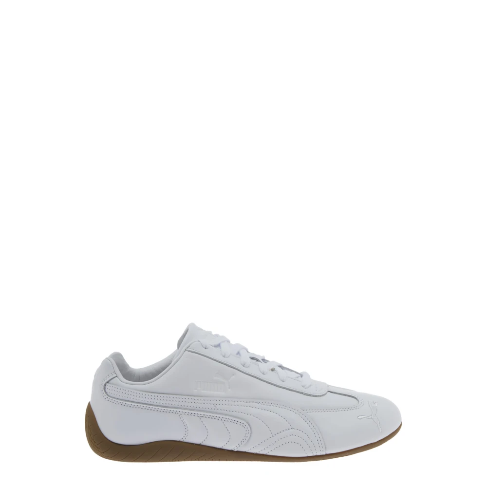 Puma Speedcat Leather Low Top Sneakers Heren Schoenen Wit