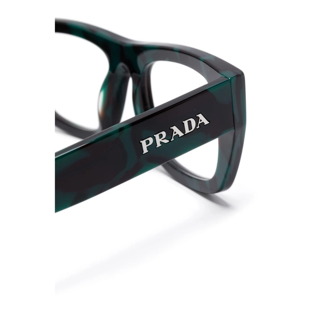 Prada PR A17V 17U1O1 Optical Frame Green Dames