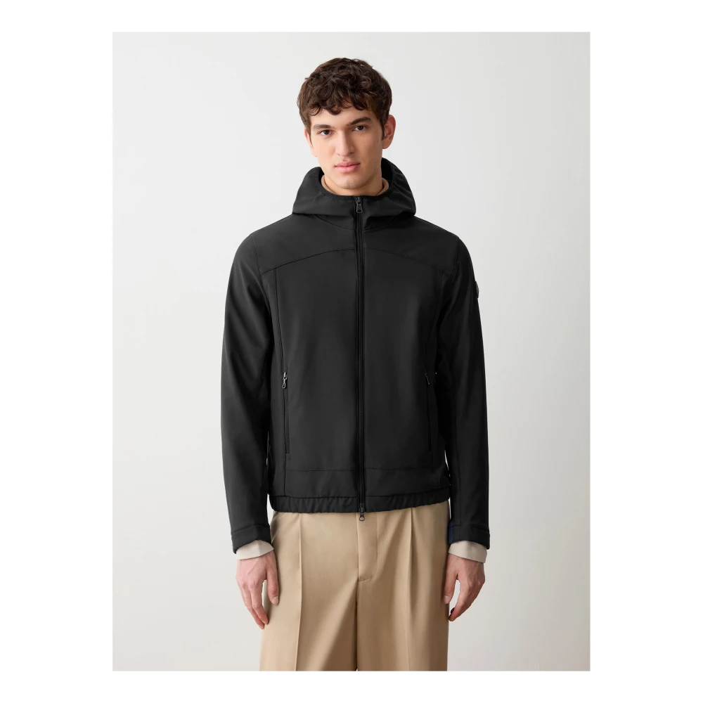 Colmar Zwarte Jassen met Ritssluiting Black Heren