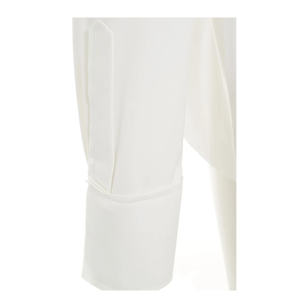 Norma Kamali Witte Shirts Aw24 Model Zachte Was White Dames