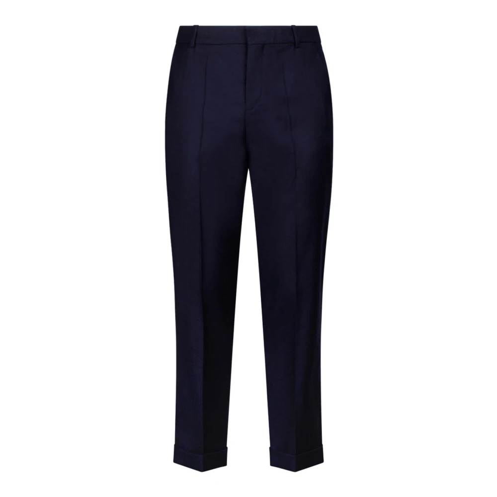 Balmain Marine Jacquard Broek Blue Heren