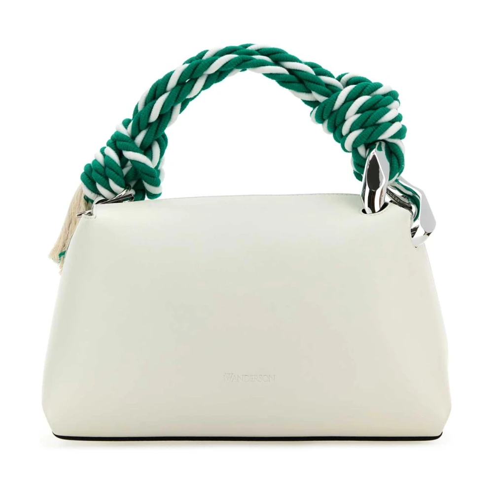 JW Anderson Witte Leren Hoektas White Dames