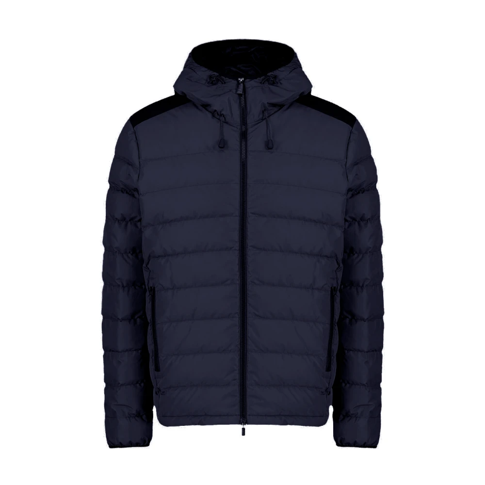 Ciesse Piumini Blauwe Winter Hooded Pufferjas Blue Heren