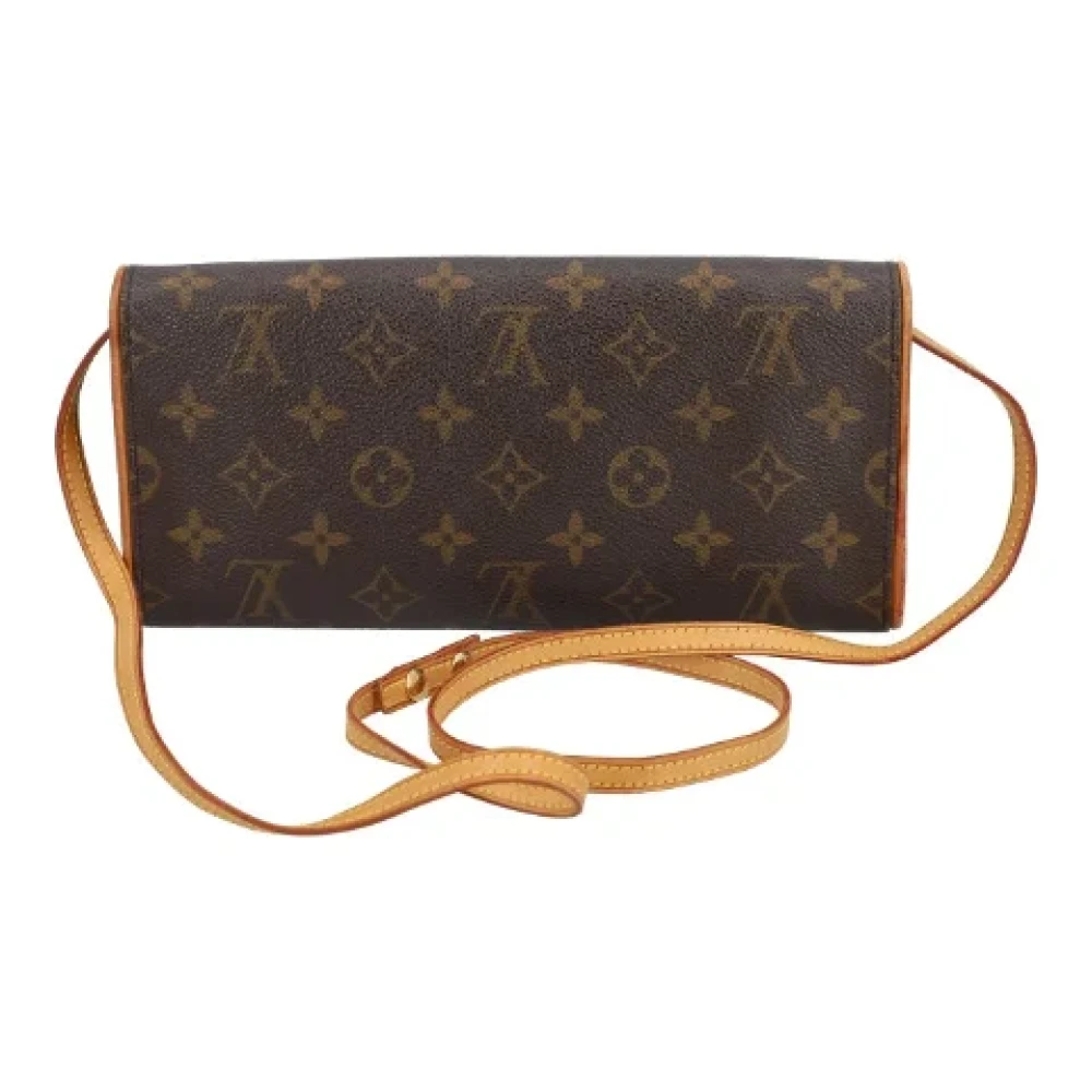 Louis Vuitton Vintage Pre-owned Canvas clutches Brown Dames