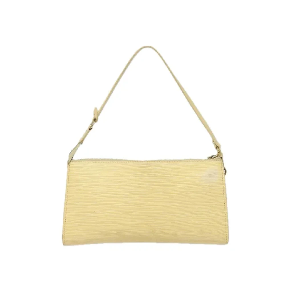 Louis Vuitton Vintage Pre-owned Leather louis-vuitton-bags Beige Dames