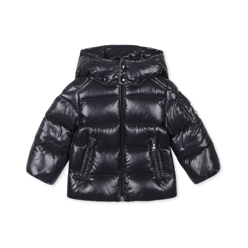 Moncler Unisex Blue Quilted Down Jacket With Hood