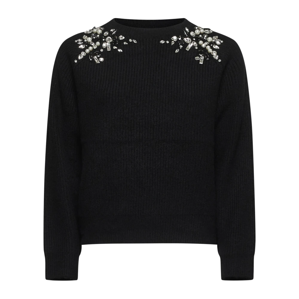 Kaos Zwarte Sweaters Collectie Black Dames
