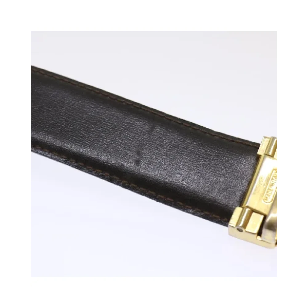 Celine Vintage Pre-owned Leather belts Black Dames