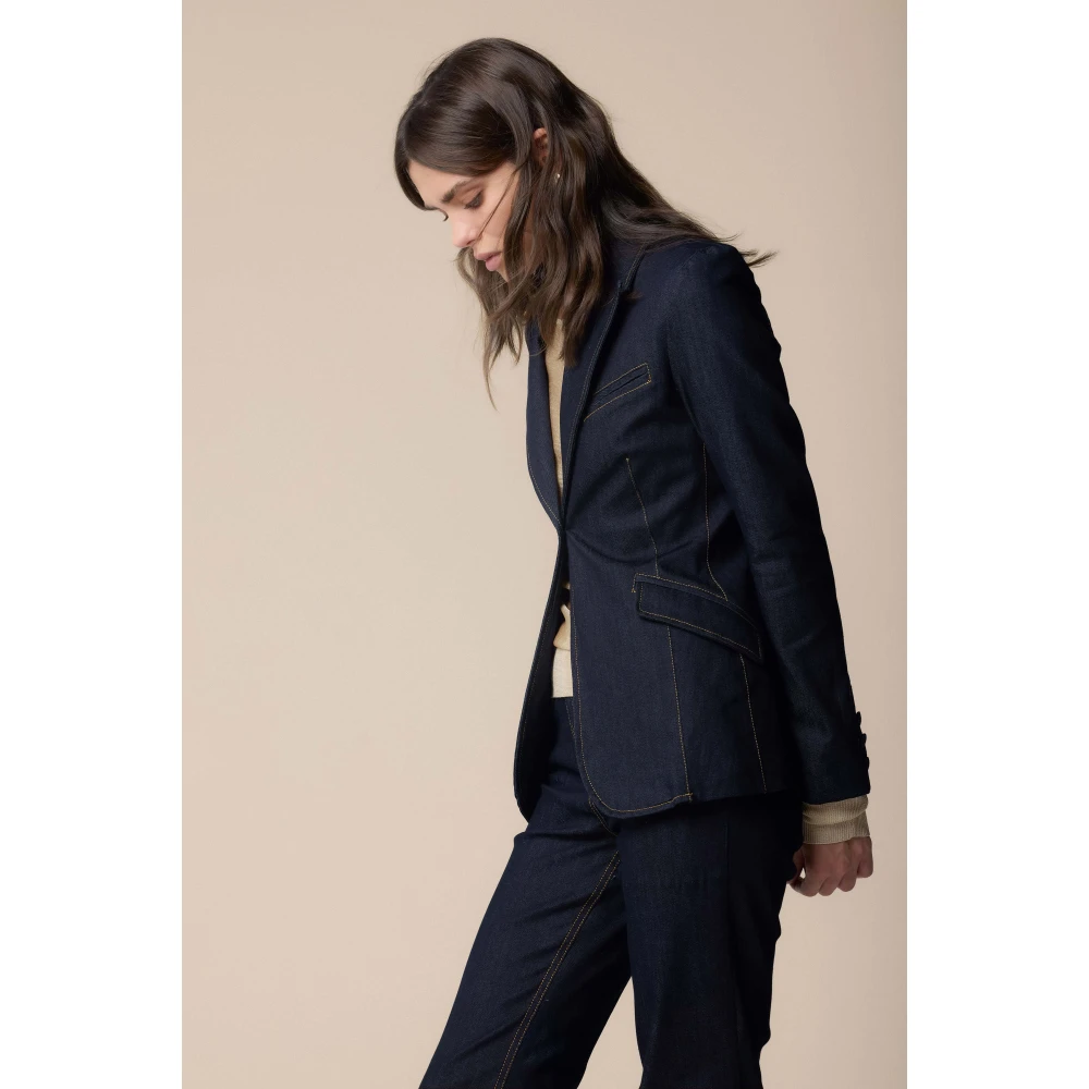 Kocca Stijlvolle Blazers voor een chique uitstraling Blue Dames