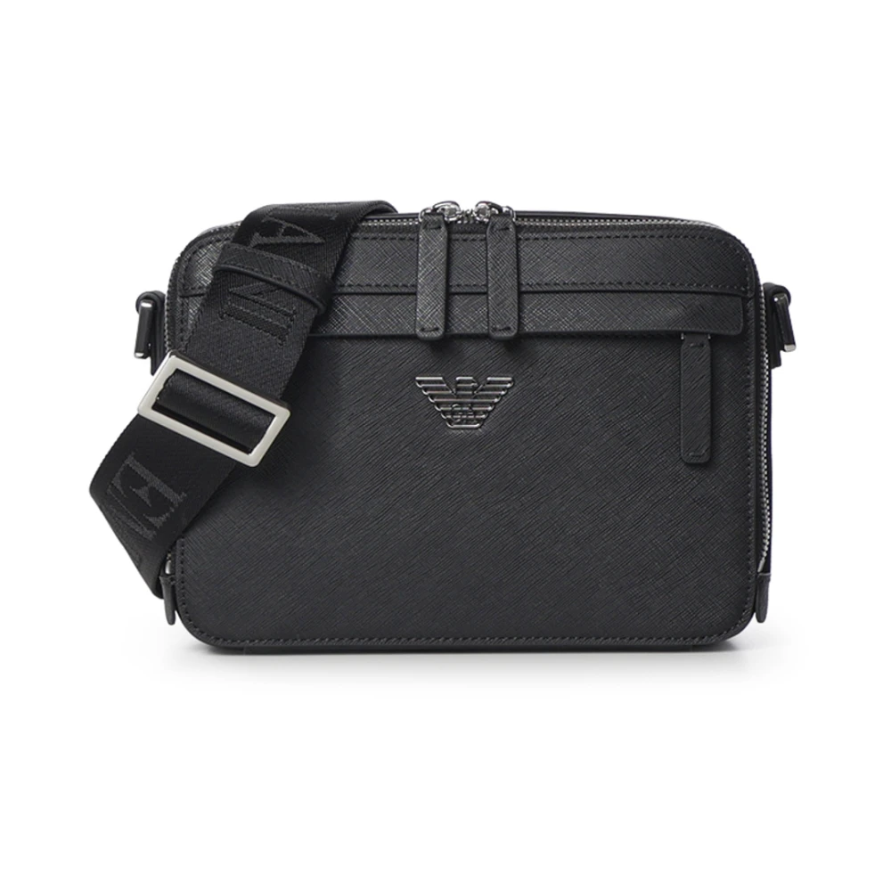 Emporio Armani Uomo Nero Borse, Taglia Unica, New,