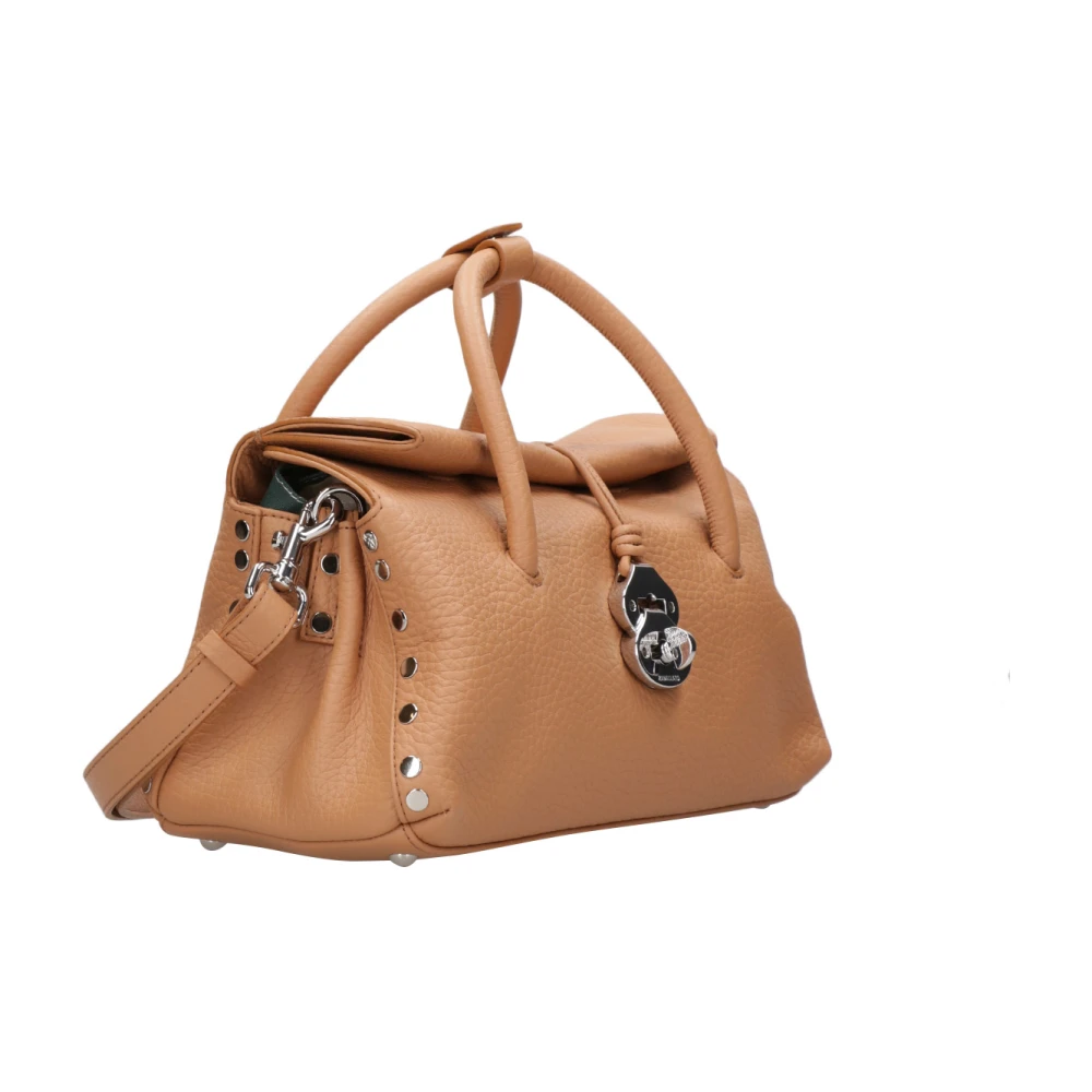 Zanellato Gestructureerde leren tas met unieke kenmerken Brown Dames
