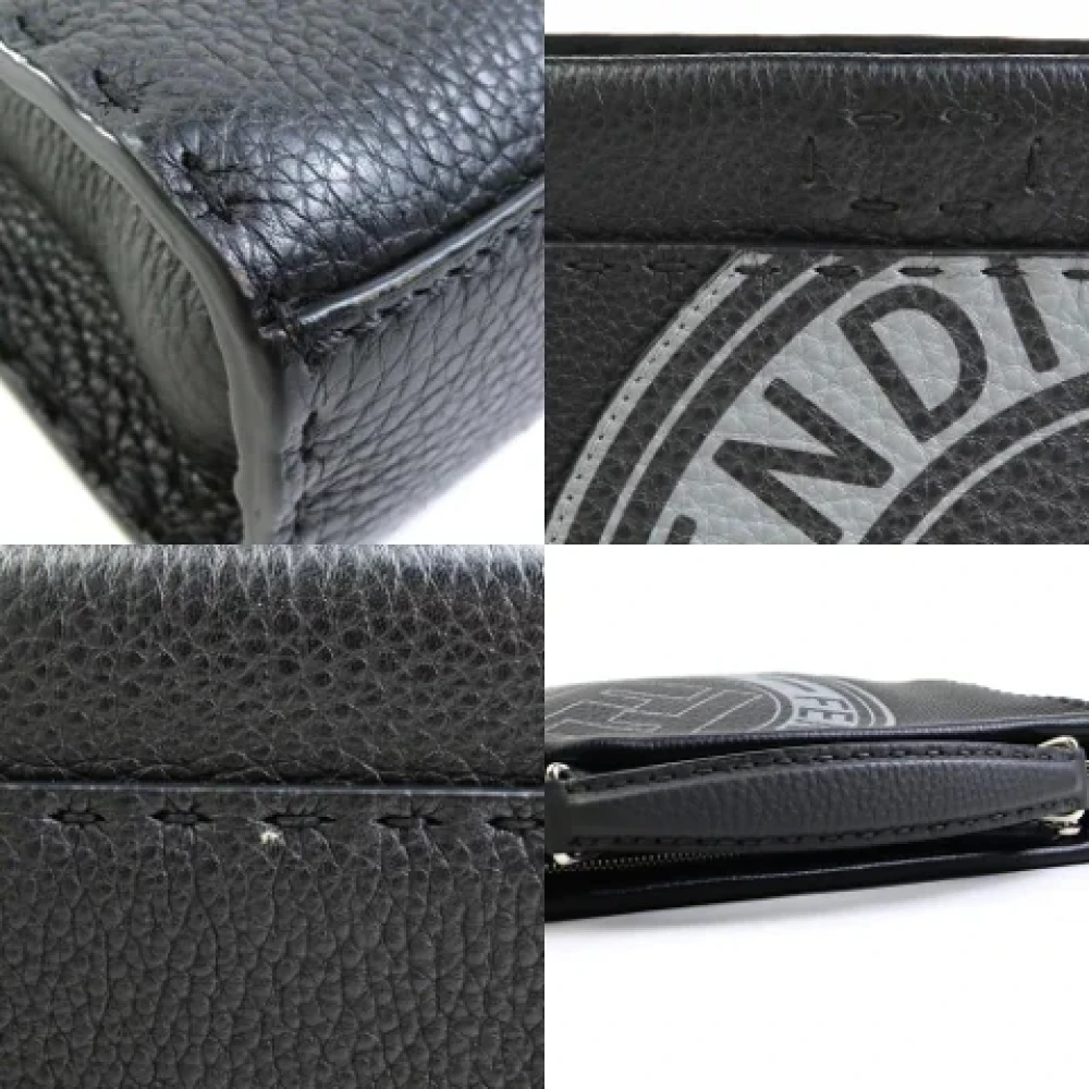 Fendi Vintage Pre-owned Leather fendi-bags Black Dames