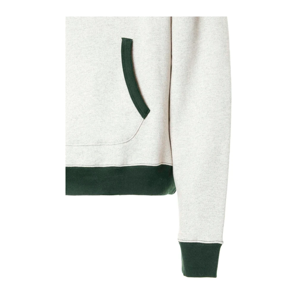 Brain Dead Logo Head Raglan Fleece Hoodie White Heren