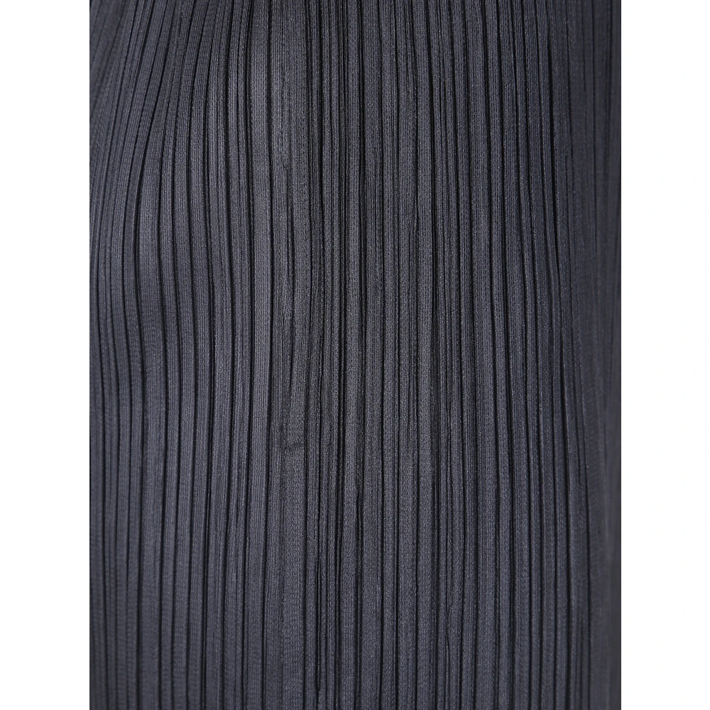 Issey Miyake Lange rok met dikkere onderkant Black Dames