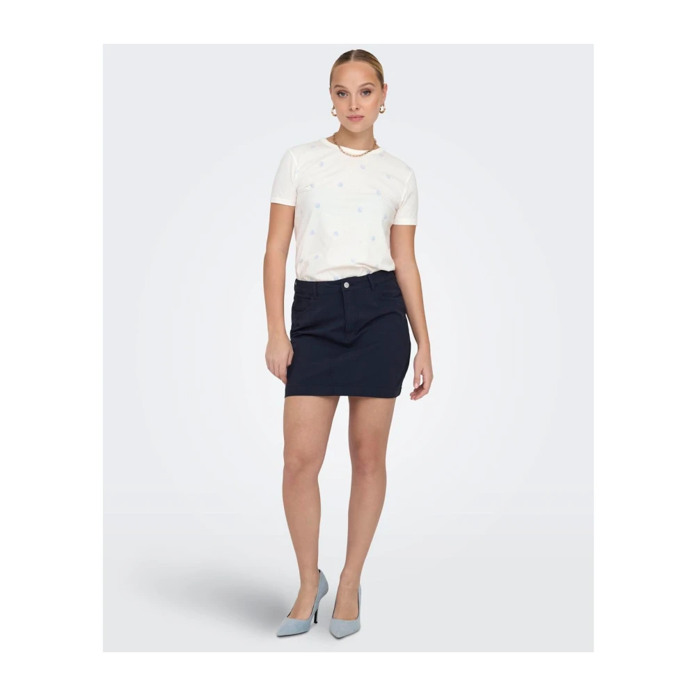 Jacqueline de Yong Avery Rok voor Dames Blue Dames