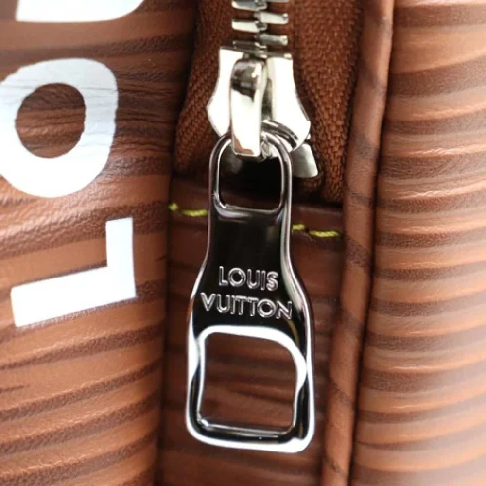 Louis Vuitton Vintage Pre-owned Leather backpacks Brown Heren