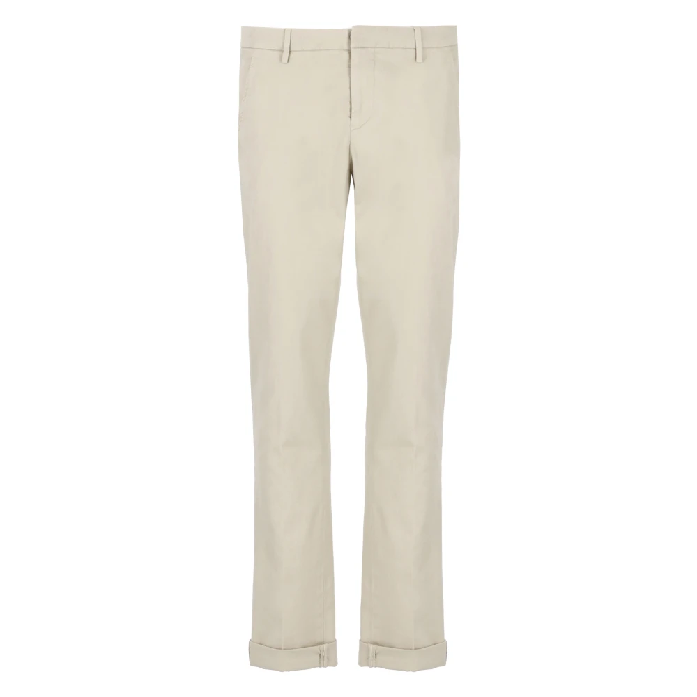 Dondup Beige Katoenen Herenbroek Beige Heren