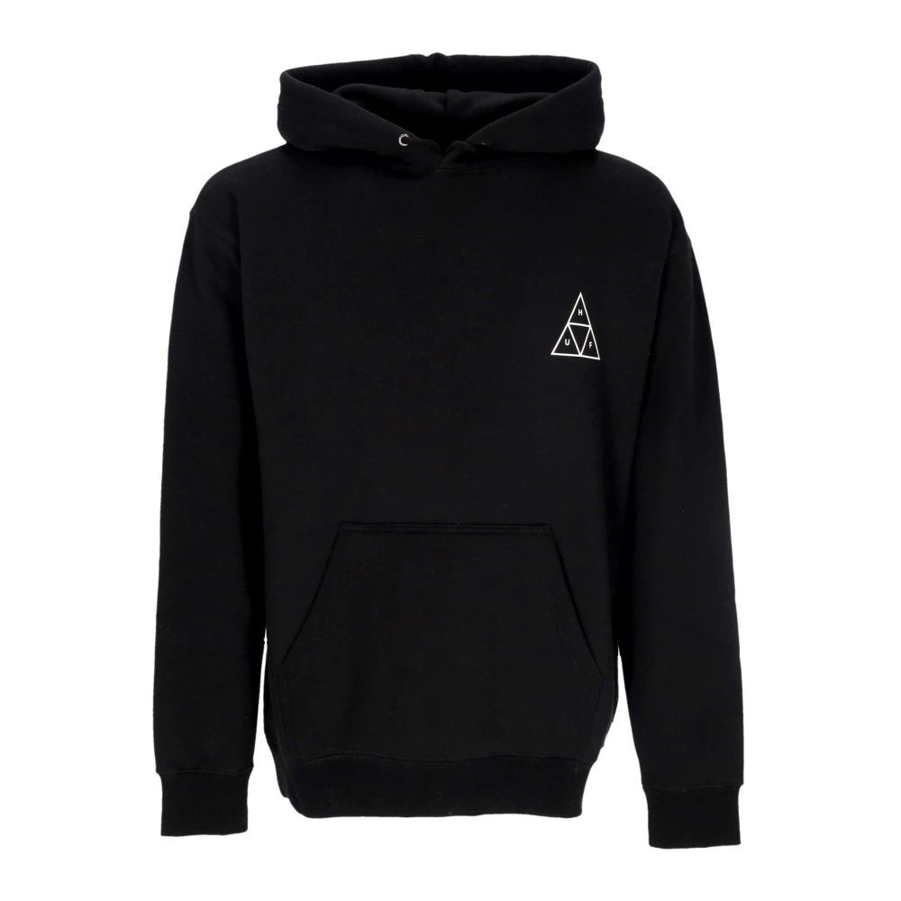 Huf Men's Black Triple Triangle Long Sleeve Hoodie - Hoodies - S - Sweatshirts & Hoodies