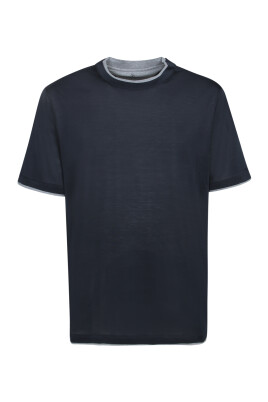 t-shirt-col-rond-bleu