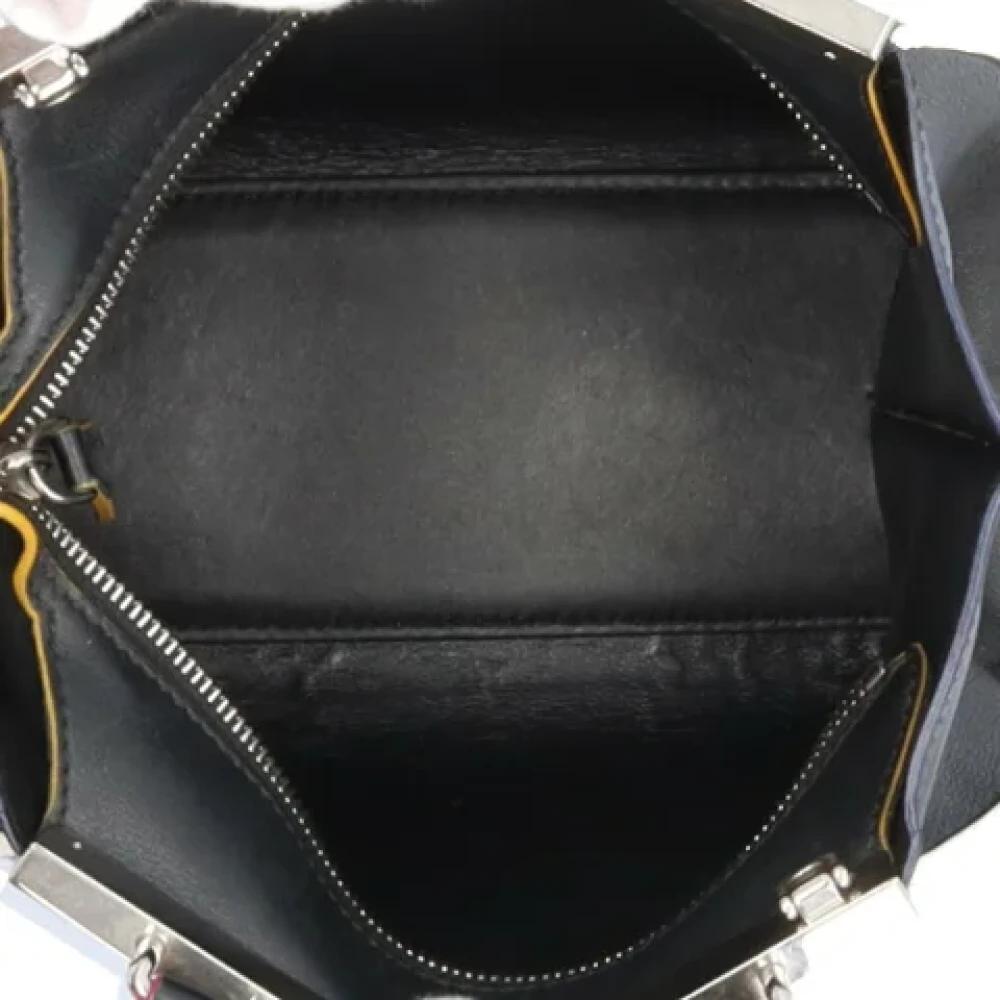 Fendi Vintage Pre-owned Leather shoulder-bags Black Dames