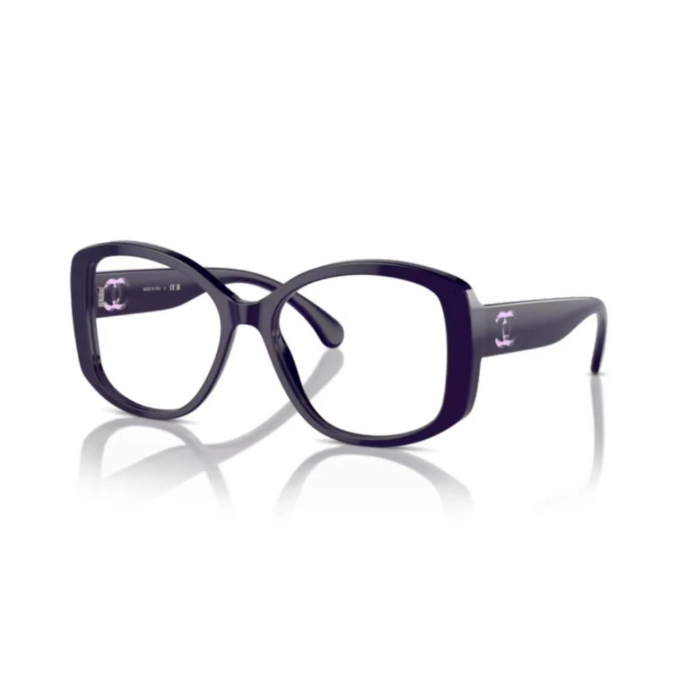Chanel Stijlvolle Zwarte Handtas Purple Unisex