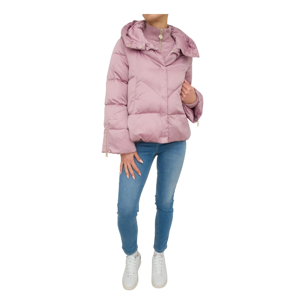 Nenette Korte Satijnen Lila Donsjas Purple Dames