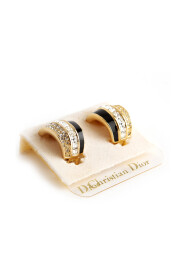 Vintage Christian Dior Facette Clip på örhängen