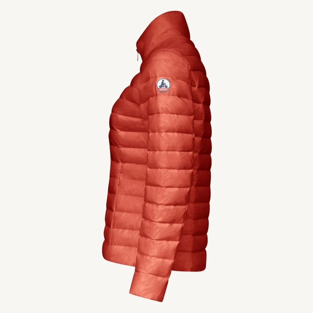 Jott Stijlvolle Winterjas Orange Dames