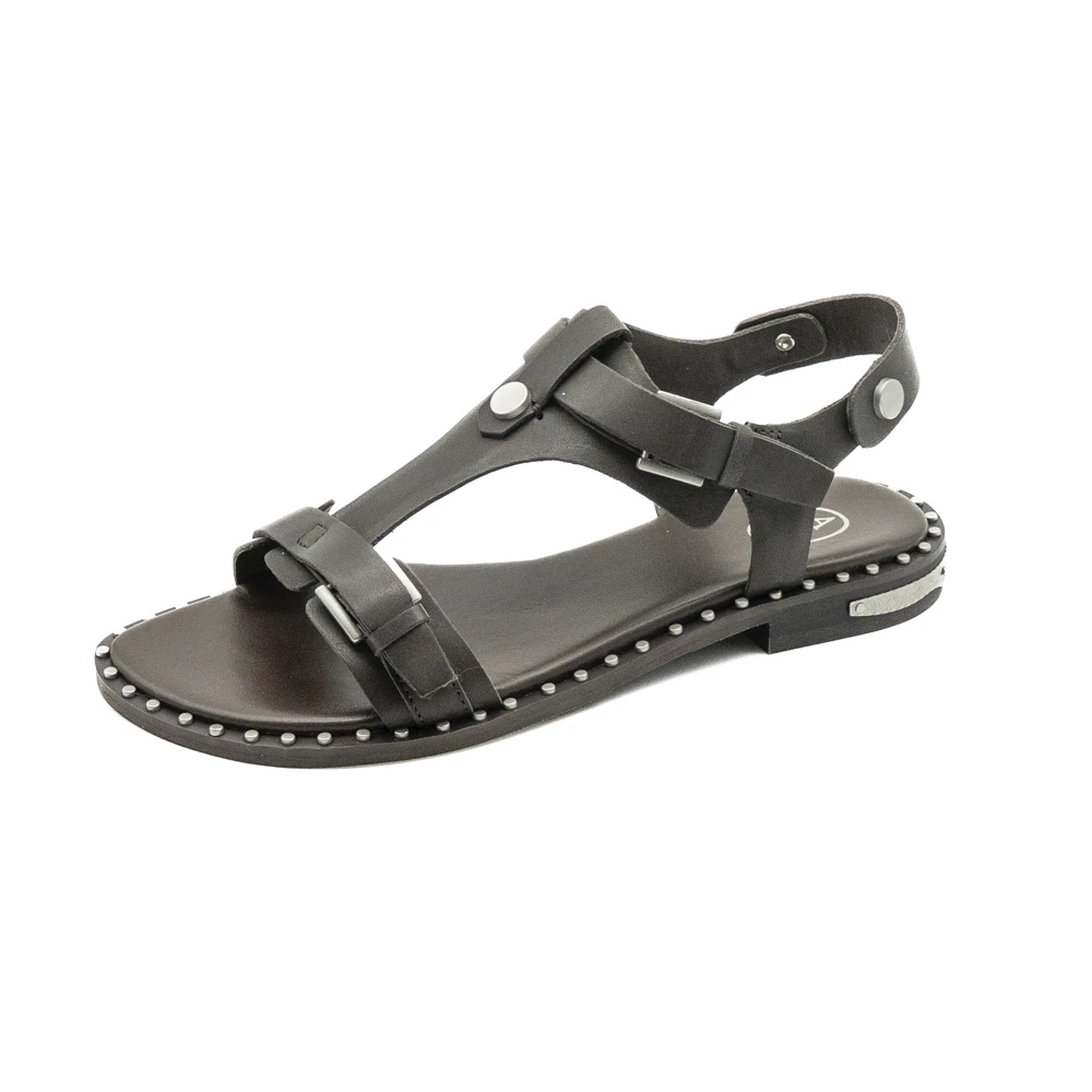 Ash Brown Piper Sandal - Female - Flat Sandals - 5 Uk - Shoes