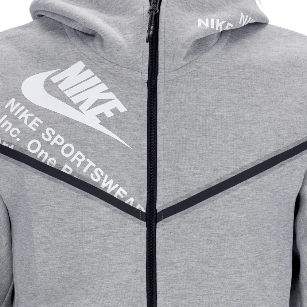 Nike Tech Fleece Full Zip Hoodie Gray Heren
