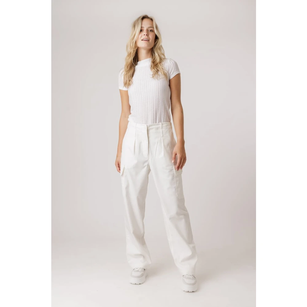 Samsøe Cargo Broek Solitary Star Beige Dames