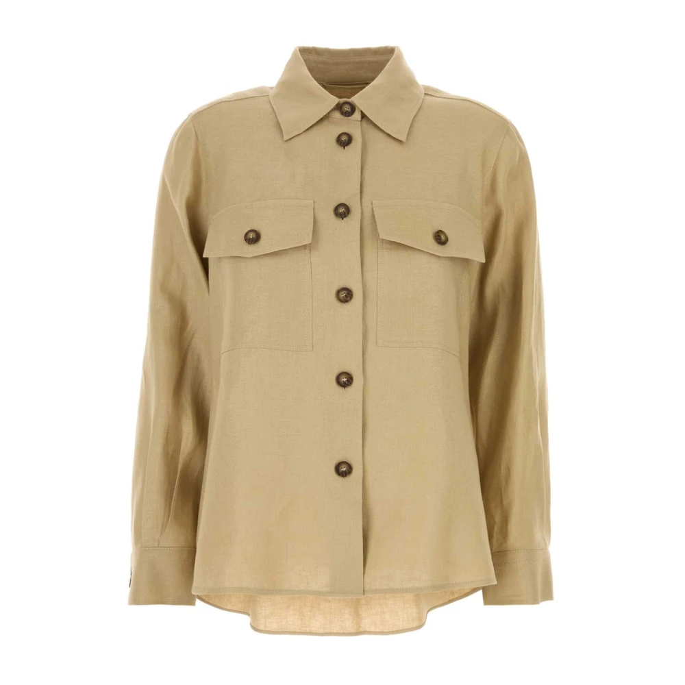 Weekend Max Mara Women's Beige Shirts, Xl, Pomposa Shirt