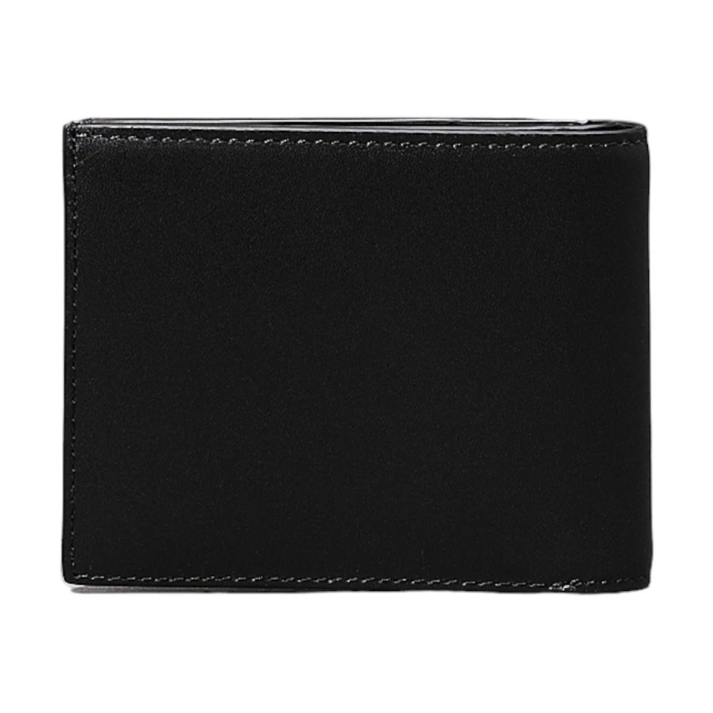 Calvin Klein Metalen Bifold Portemonnee Black Heren