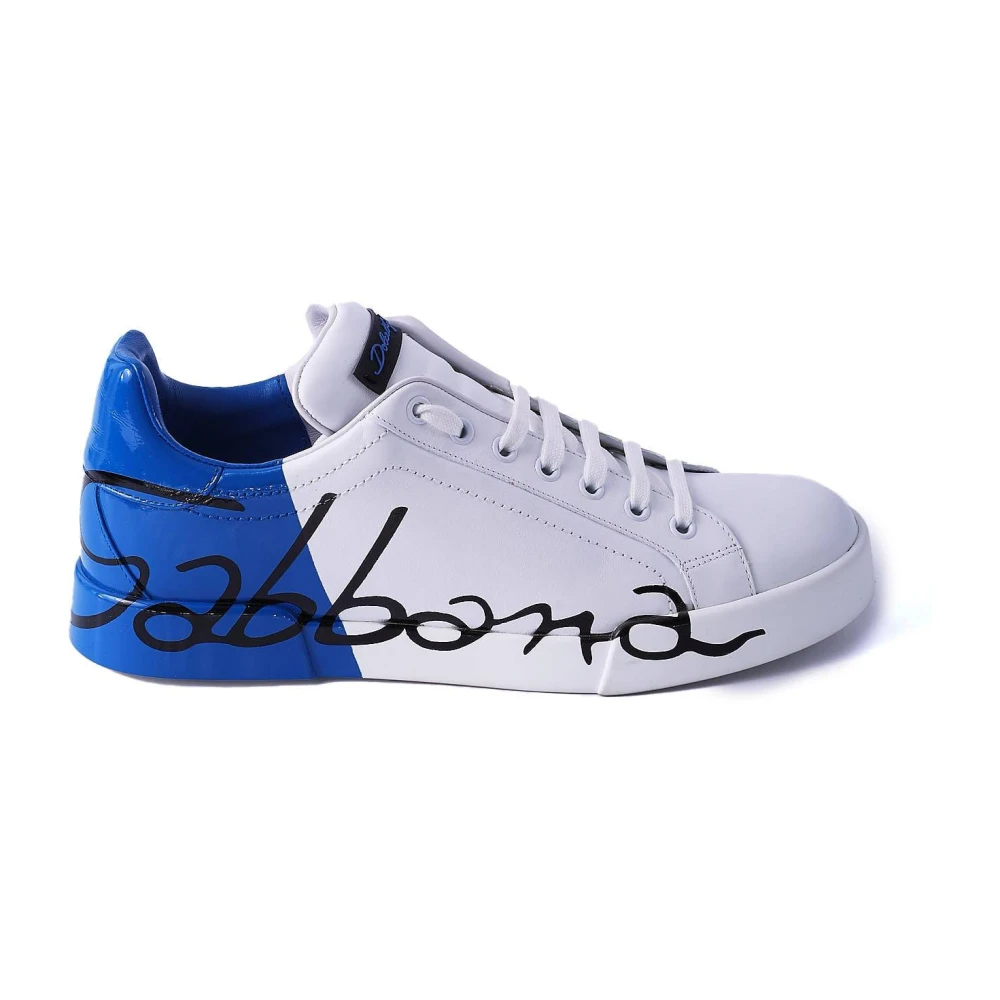 Dolce & Gabbana Women's Blue Sneakers,, Portofino Trainers Size 7