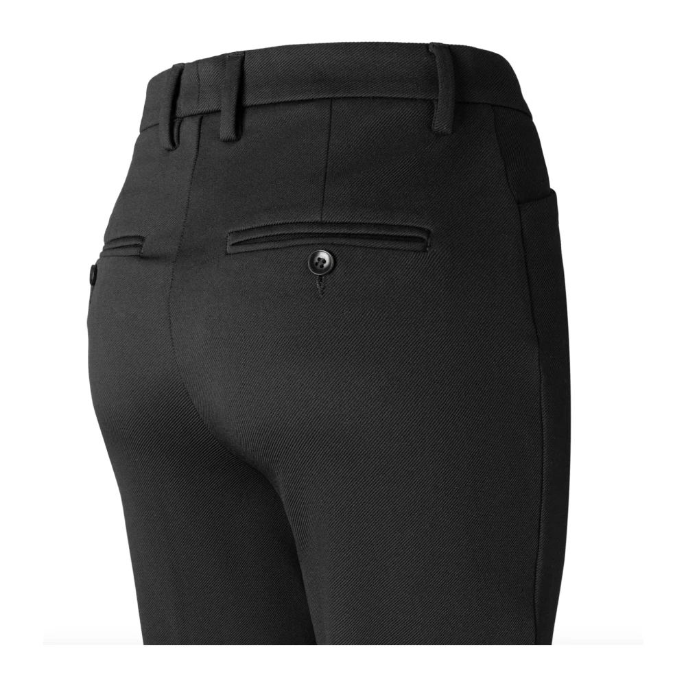 MAC Zwarte Bella Bootcut Broek Black Dames