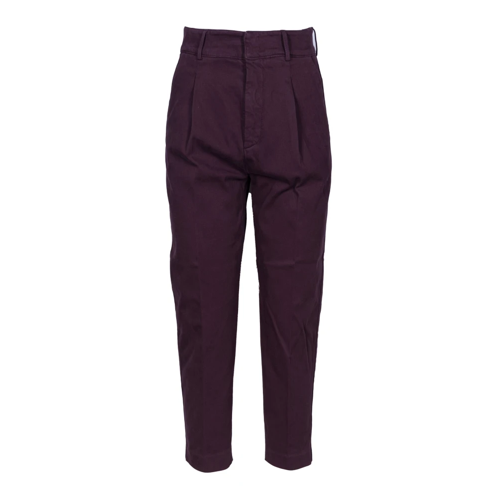 Dondup Women's Purple Tania Chino - Chinos - W25 - Trousers