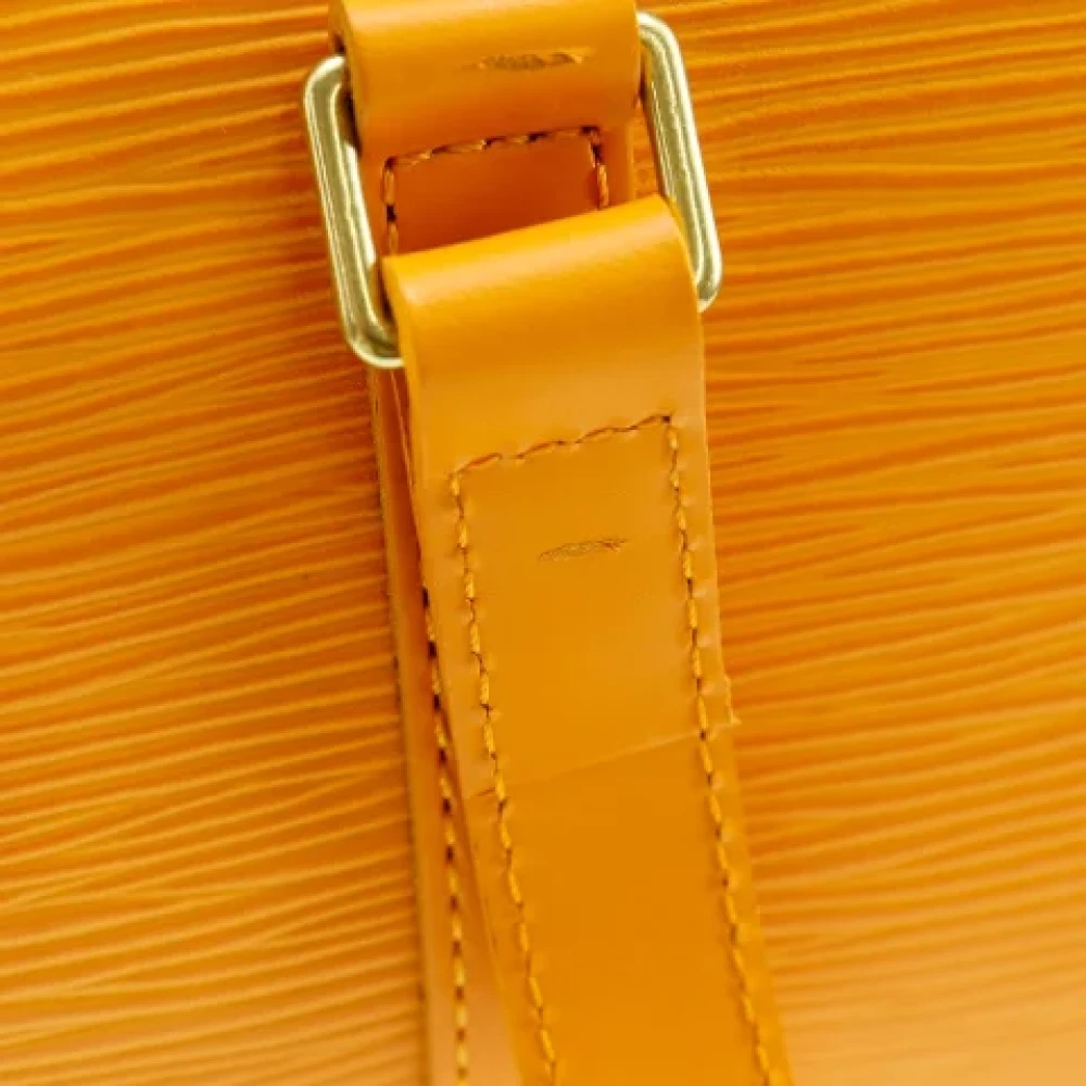 Louis Vuitton Vintage Pre-owned Leather handbags Orange Dames