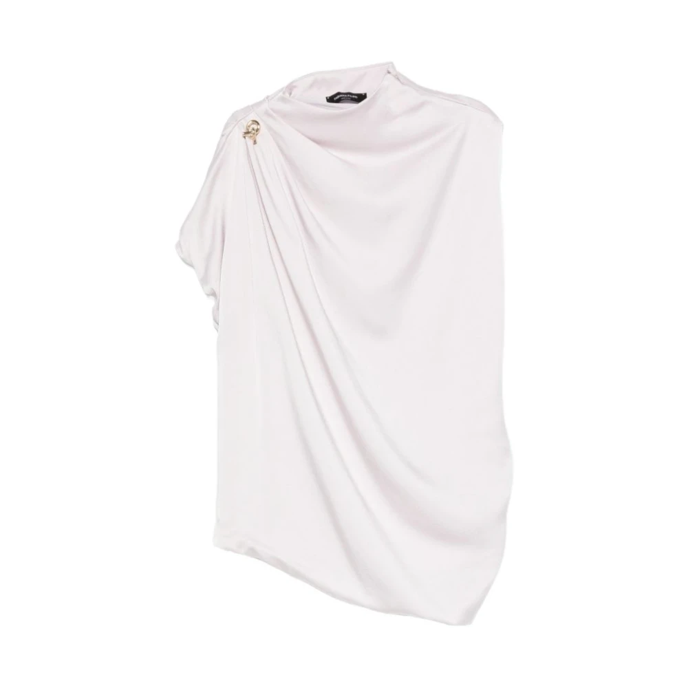 Fabiana Filippi , Sleeveless Tops, Female, White, Xs, Top Grey