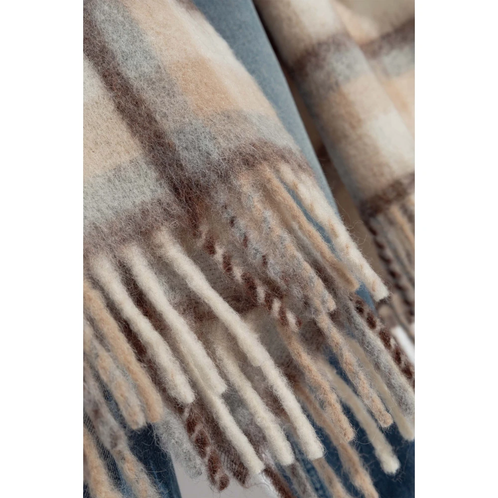 Woolrich Poncho met capuchon Beige Dames