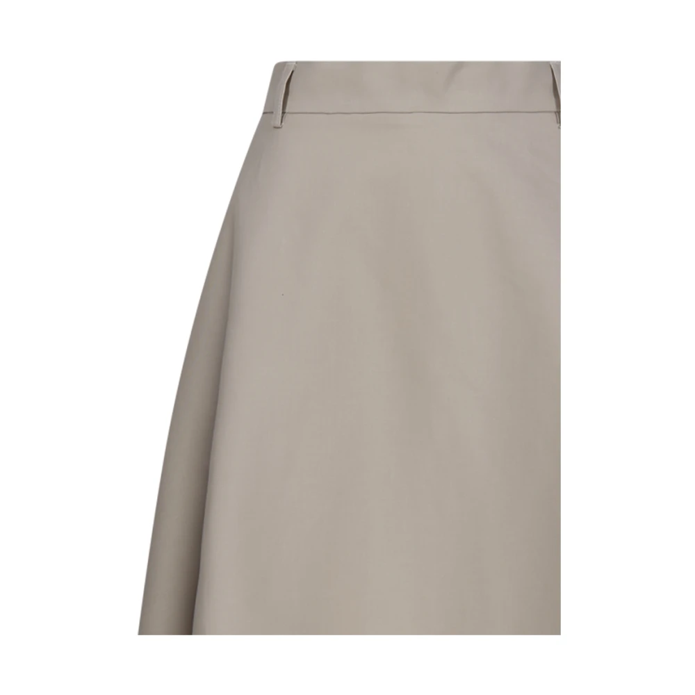 Róhe Zand Volumineuze Rok Beige Dames